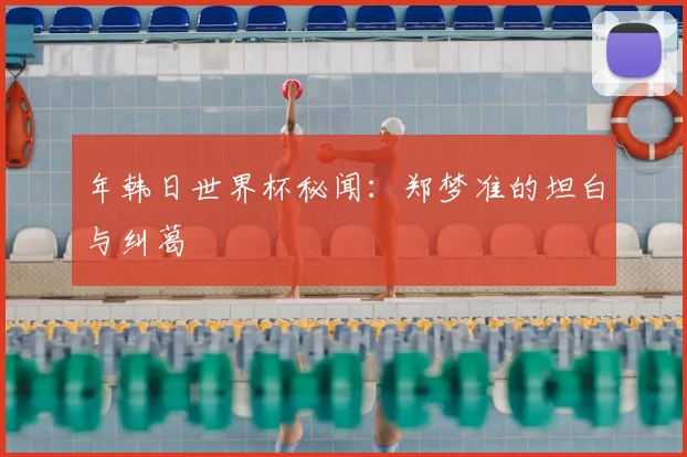 年韩日世界杯秘闻：郑梦准的坦白与纠葛