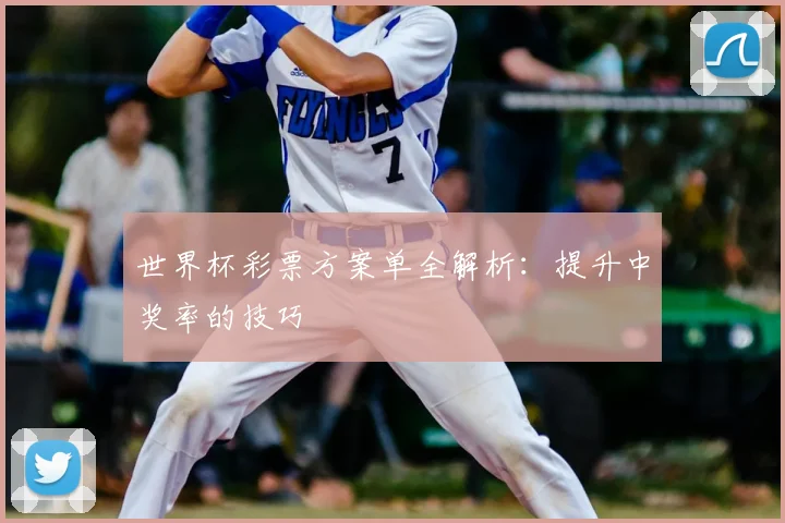 世界杯彩票方案单全解析：提升中奖率的技巧